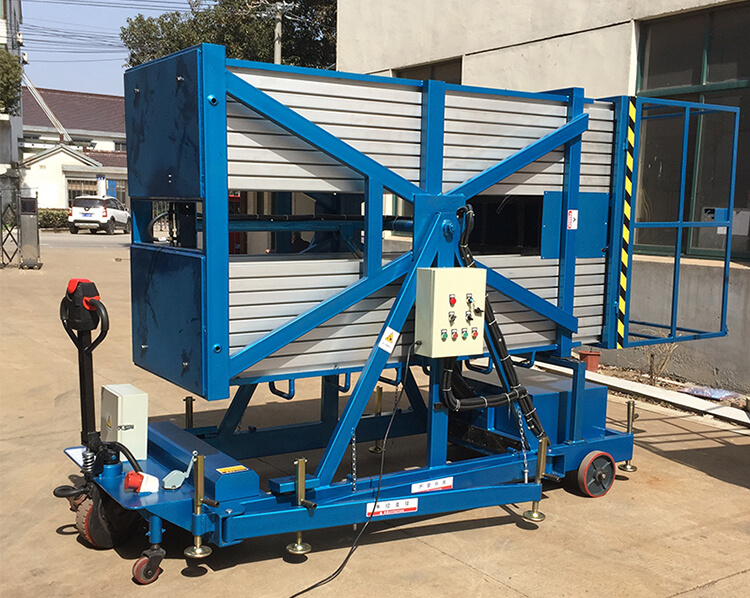 Tiltable Type Aluminum Mast Lift Y-NQ